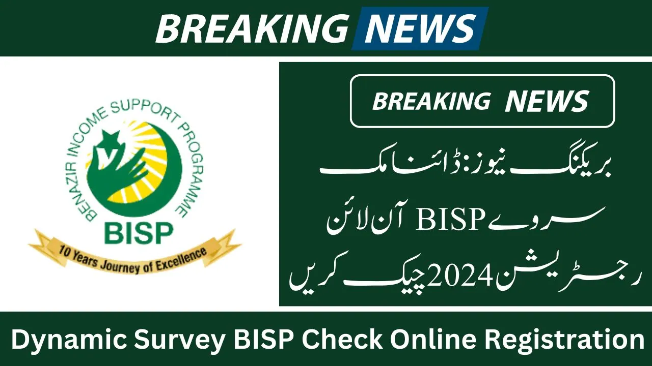 BISP Dynamic Survey Online Registration Latest Update 2024 